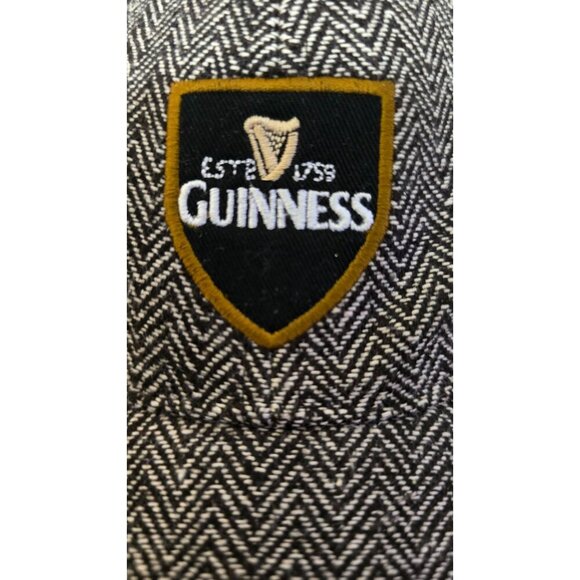 Guinness Ireland Herringbone Tweed Adjustable Baseball Cap With Embroidered Logo - Picture 6 of 10